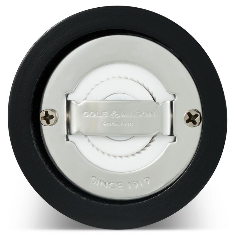 Cole & Mason Hoxton Black Gloss Salt Mill 104mm image number 1